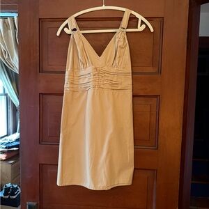 Forever That Girl Khaki Mini Dress Anthropologie nwt